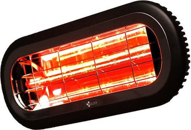 תנור אינפרא Low Glare 2000W Colder קולדר Rio 2000 שחור