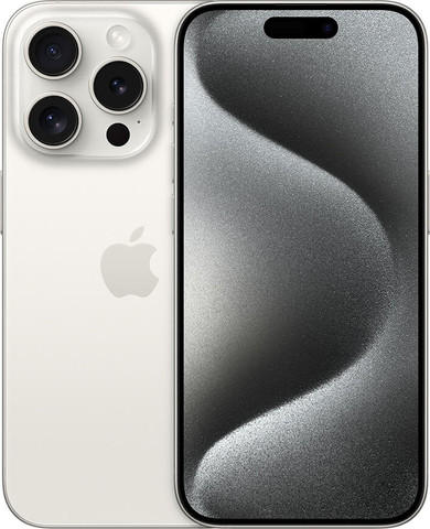 טלפון סלולרי 6.7" Apple אפל iPhone 15 Pro Max 256GB/8GB - White Titanium