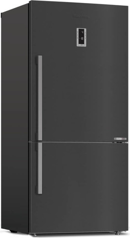 מקרר מקפיא תחתון - 580 ליטר Blomberg בלומברג KND3968EXBRP נירוסטה מושחרת