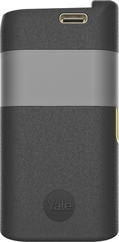 מנעול חכם Linus L2 + מגשר אינטרנט מובנה +  קורא קירבה + חיישן דלת Yale ייל 90600080 שחור
