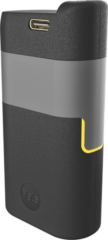 מנעול חכם Linus L2 + מגשר אינטרנט מובנה +  קורא קירבה + חיישן דלת Yale ייל 90600080 שחור