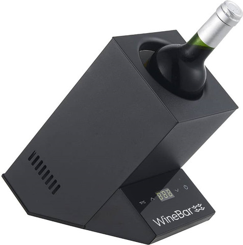 מקרר יין לבקבוק אחד WineBar ויין בר WineBar 1 - שחור