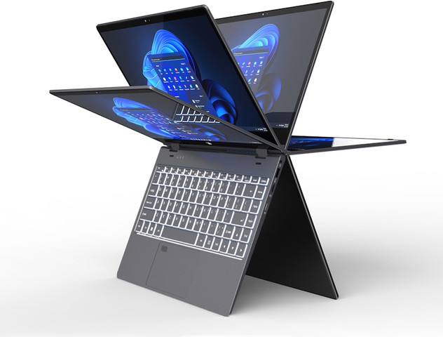 מחשב נייד כולל מסך מגע מתהפך 14" GT ג'י טי Extra 360 N95 512GB/16GB