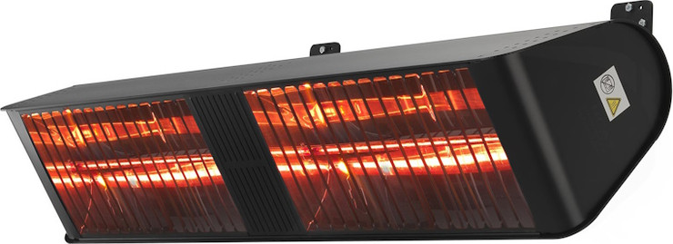 תנור חימום אינפרא 6 דרגות חימום 5000W כולל שלט Havaya החוויה אבי שושן Boston Premium 5000 שחור
