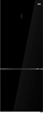 מקרר מקפיא תחתון - 442 ליטר General ג'נרל GE453RGB זכוכית שחורה
