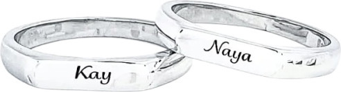 טבעת פס קלאסית BL jewelry בל ג׳ולרי פס - כסף 925