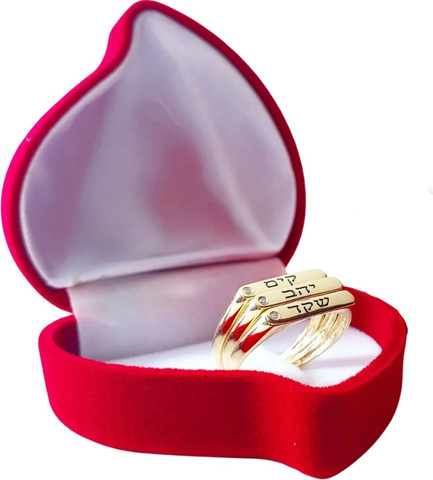 טבעת פס קלאסית BL jewelry בל ג׳ולרי פס - ציפוי זהב