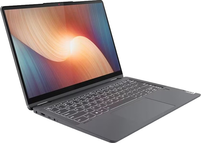 מחשב נייד 14" כולל מסך מגע Lenovo לנובו Flex 5 82R9000KUS Ryzen 7 512GB/16GB