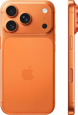 טלפון סלולרי 6.3" Apple אפל iPhone 17 Pro 512GB/12GB - Cosmic Orange (eSim only)
