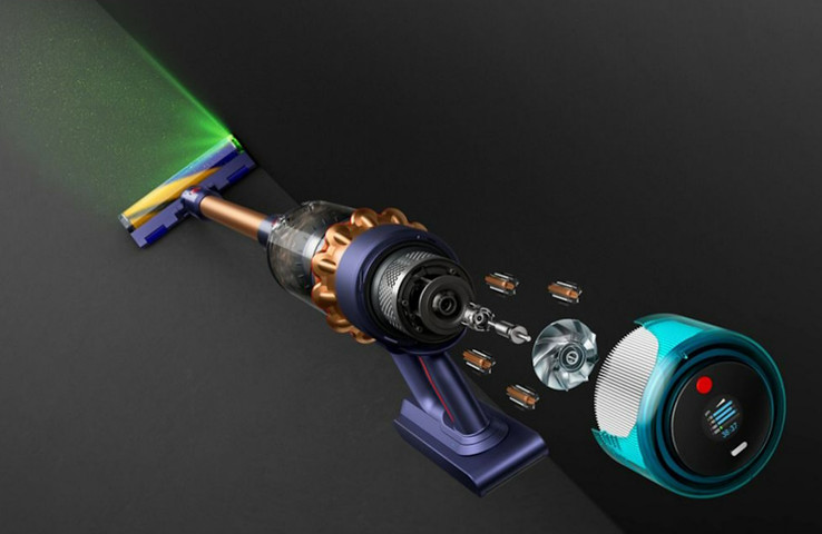 שואב אבק ידני אלחוטי Dyson דייסון Gen5detect Absolute