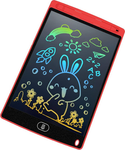 לוח כתיבה LCD 8.5 אינץ’ | לוח ציור אלקטרוני לילדים ומבוגרים | מתנה מושלמת | צבע אדום