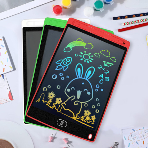 לוח כתיבה LCD 8.5 אינץ’ | לוח ציור אלקטרוני לילדים ומבוגרים | מתנה מושלמת | צבע אדום