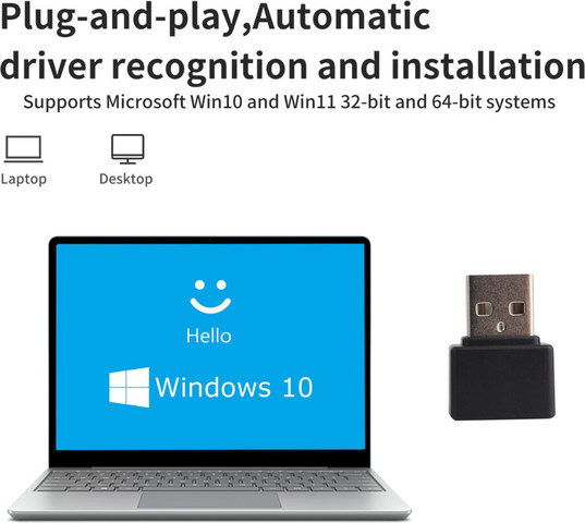 קורא טביעות אצבע Mini USB | אבטחת ביומטריה למחשב נייד ו-PC | Windows Hello