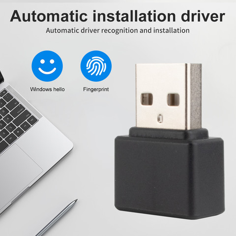קורא טביעות אצבע Mini USB | אבטחת ביומטריה למחשב נייד ו-PC | Windows Hello