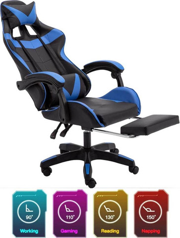 כיסא גיימינג ארגונומי מתקדם דגם SHARK כולל הדום ידיות מרופדות צבע אדום