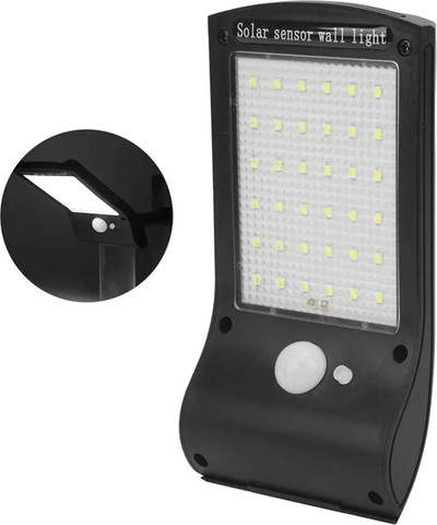תאורת קיר סולארית עם חיישן תנועה 36LED