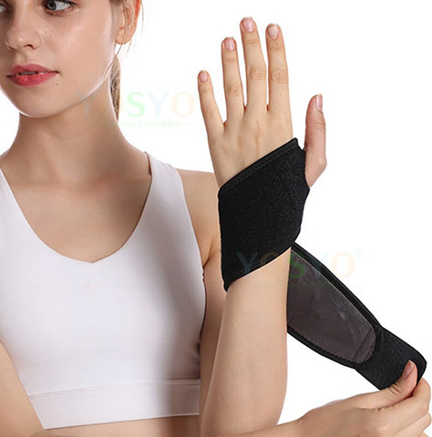 מגן פרק כף היד המחומם ב-USB - הקלה ממוקדת לכאבים, נוחות וחימום בכל מקום ובכל זמן