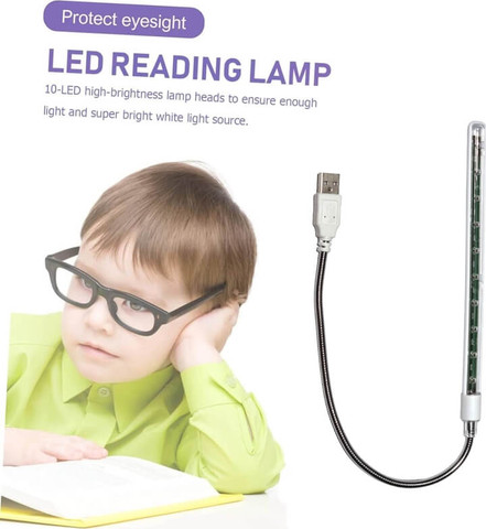 מנורה ארוכה USB למחשב או לבית במבחר צבעים צבע כתום