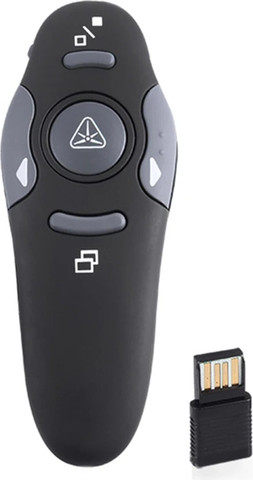 מציג לייזר אלחוטי 2.4GHz עם שלט למצגות | שליטה מרחוק למצגות