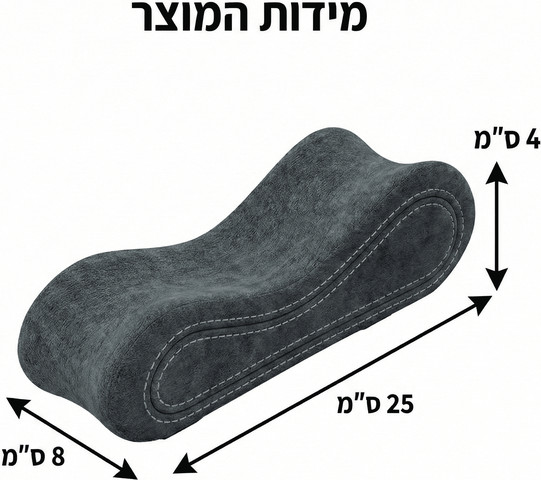 זוג כריות ארגונומיות לידיות כיסא –דגם ER30