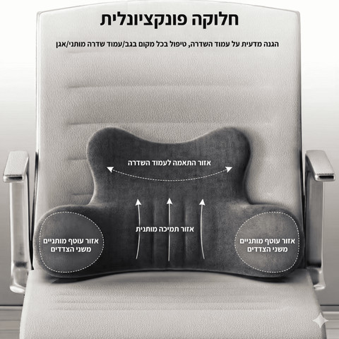 כרית גב אורטופדית ויסקו – HugMe