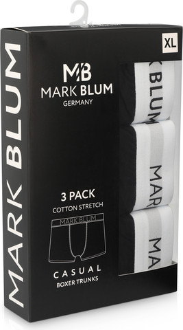 מארז 6 בוקסרים MARK BLUM GERMANY