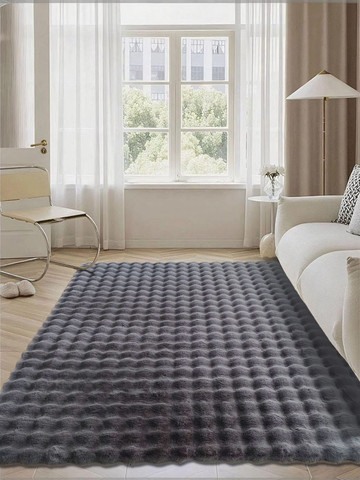 שטיח פרווה לסלון בועות 220*160