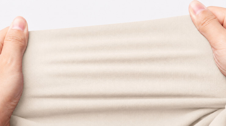 סדין מבית סילי דגם Sealy Stretch Royal צבע קרם בהיר לרוחב עד 120-130 ס"מ