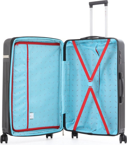 זוג מזוודות גדולה 28" + טרולי 20" עליה למטוס מהסדרה היוקרתית TESLA דגם AMSTERDAM 870