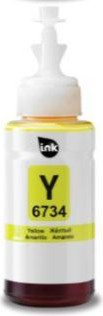 בקבוק דיו צהוב תואם EPSON T6734 (70מ"ל/1,800 דפים)