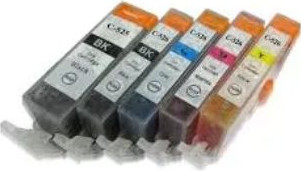 סט ראשי דיו תואם Canon CLI-571-570 BKXL