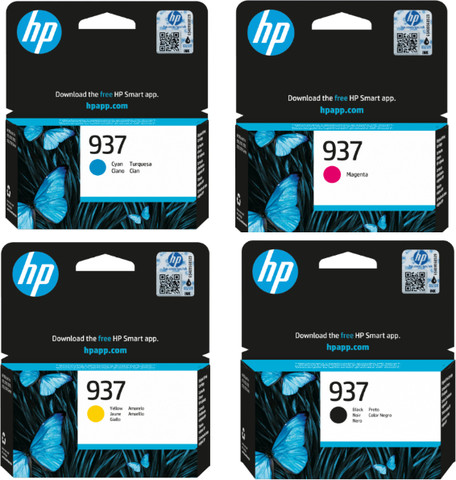 סט ראשי דיו מקוריים HP 937