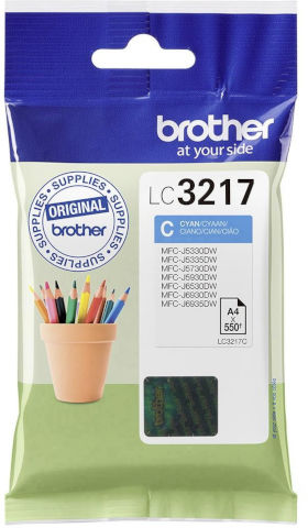 ראש דיו כחול מקורי Brother LC-3217C