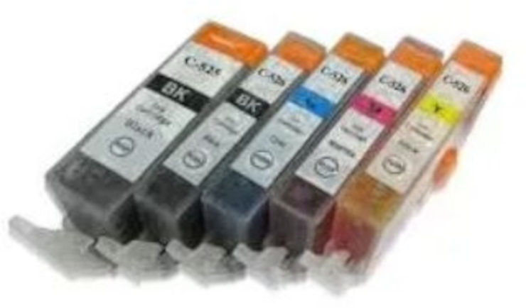 סט ראשי דיו תואם Canon CLI-571-570 BKXL