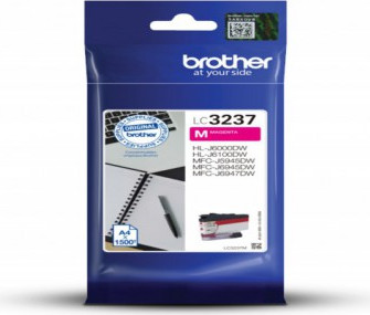 ראש דיו אדום מקורי Brother LC3237M (1,500 דפים)