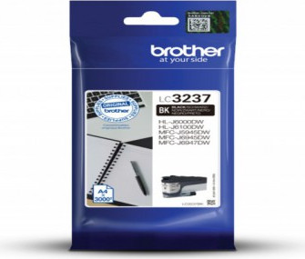ראש דיו שחור מקורי Brother LC3237BK (3,000 דפים)