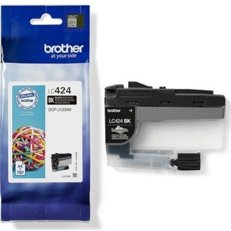 ראש דיו שחור מקורי Brother LC424BK