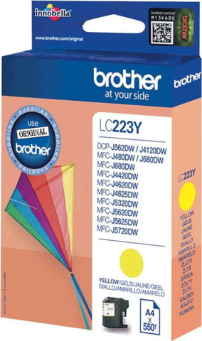 ראש דיו צהוב מקורי Brother בראדר LC223Y