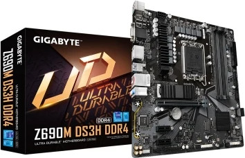 לוח אם Gigabyte Z690M DS3H DDR4 צבע שחור