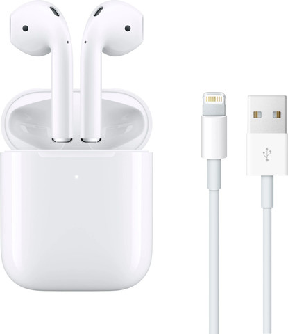 Apple AirPods 2 2019 (2nd Gen) אוזניות איירפודס אלחוטיות