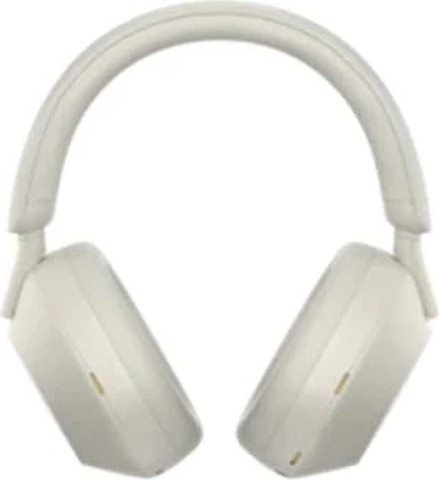 אוזניות אלחוטיות Sony WH-1000XM5 עם מיקרופון Bluetooth בצבע כסף היבואן הרשמי