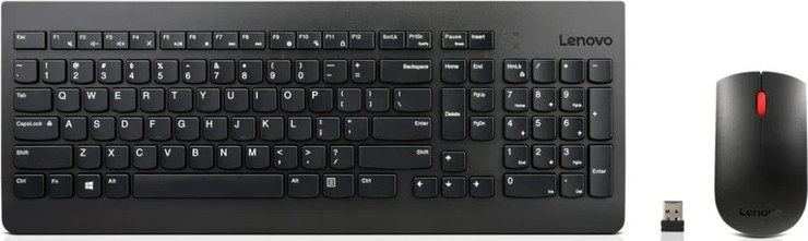 מקלדת ועכבר אלחוטיים Lenovo Essential Wireless Keyboard and Mouse Combo