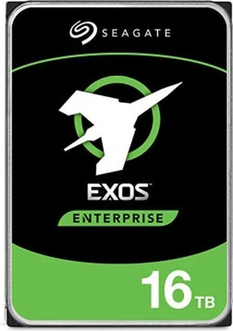 דיסק קשיח Seagate EXOS 16TB ST16000NM000J בצבע שחור