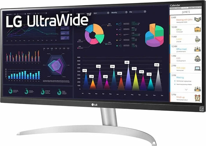 LG 29" 29WQ600-W 29'' UltraWide FHD HDR10 AMD FreeSync™ IPS Monitor with USB Type-C