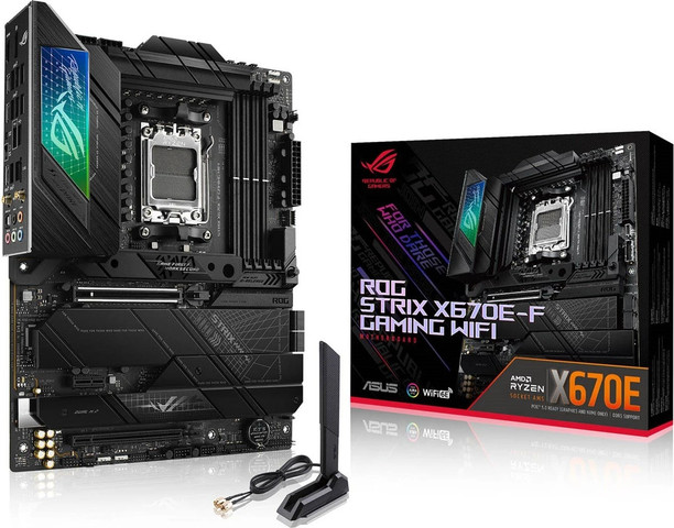 לוח אם Asus ROG STRIX X670E-F GAMING WIFI צבע שחור