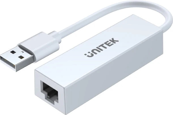 Unitek USB 2.0 to Ethernet Adapter in new White Edition U1325AWH