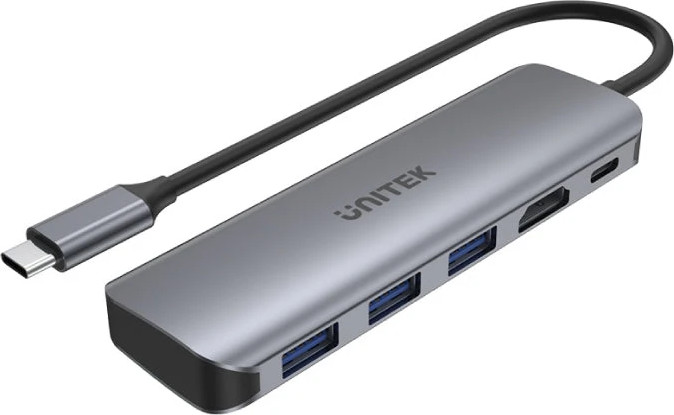 Unitek uHUB P5+ 5-in-1 USB-C Hub with HDMI and 100W Power Delivery H1107E
