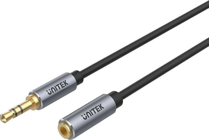 Unitek Headphone Extension Cable (3.5mm Plug to 3.5mm Jack) Stereo Audio Cable Y-C932ABK
