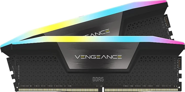 זיכרון Corsair Vengeance RGB DDR5 32G (16Gx2) בצבע שחור