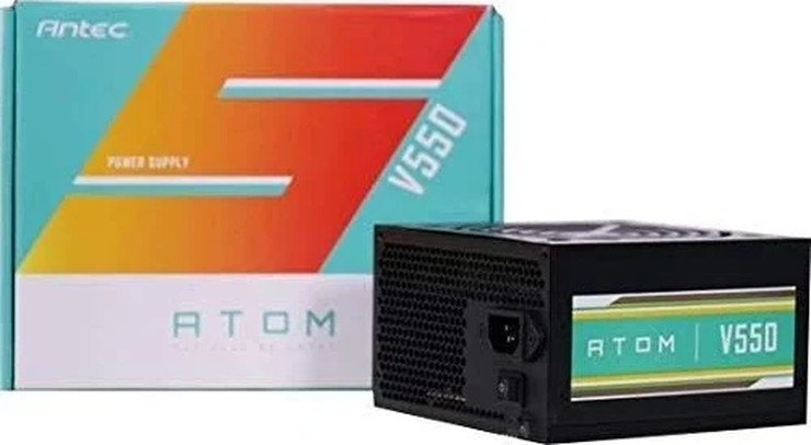 ספק כוח Antec Atom V550 12 ס”מ צבע שחור